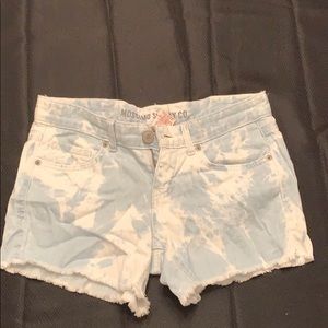Denim shorts